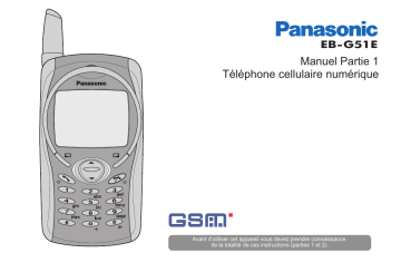 Panasonic G51E Manuel utilisateur | Fixfr