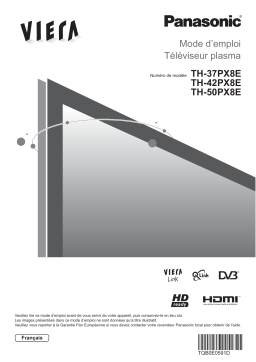 Panasonic TH37PX8ES Manuel utilisateur