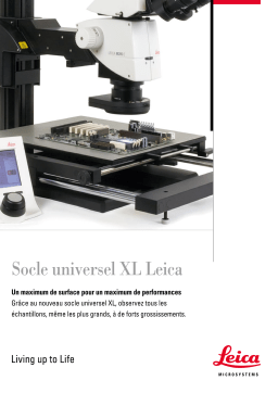 Leica XL Stand Manuel utilisateur