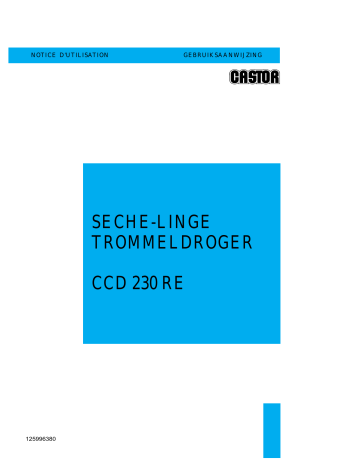 Manuel du propriétaire | CASTOR CCD230RE Manuel utilisateur | Fixfr