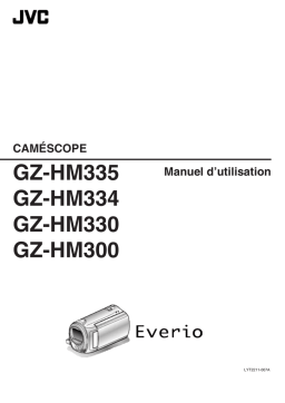 JVC GZ HM330 Manuel utilisateur