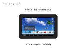 ProScan PLT 9604 K-512-8GB Mode d'emploi