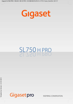 Gigaset Pro SL750H PRO Manuel utilisateur