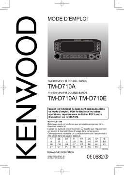 Kenwood TM-D710E Manuel utilisateur