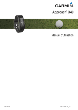 Garmin Approach X40 Manuel utilisateur