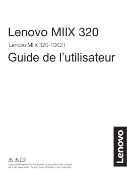 Lenovo Miix 320 Manuel utilisateur