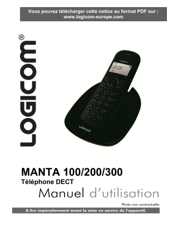 Manuel du propriétaire | Logicom Manta 200 Manuel utilisateur | Fixfr