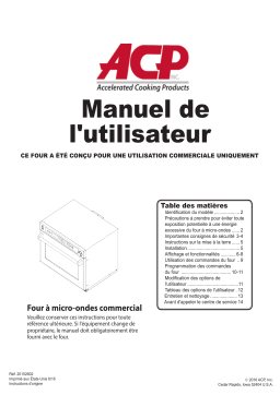 ACP AMSO22 Manuel utilisateur