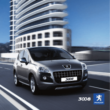 Manuel du propriétaire | Peugeot 3008 Manuel utilisateur | Fixfr