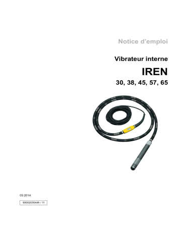 IREN 57 GV | IREN65/042/8GV | IREN45/042/5 | IREN45/042/5GV | IREN 57 ST1 | IREN45/250/5 | IREN 65/42/7 | IREN58/042/10 | IREN38/042/10 | IREN38/042/5 | IREN38/042/5GV | IREN30/042/10 | IREN30/042/5 | Wacker Neuson IREN45/042/10 High Frequency Internal Vibrator Manuel utilisateur | Fixfr