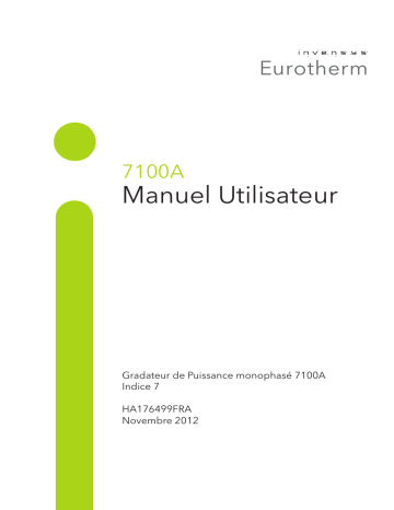 Eurotherm 7100A Manuel du propriétaire | Fixfr