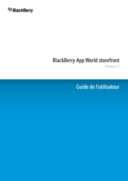 Blackberry APP WORLD Manuel utilisateur