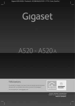 Gigaset A520 Manuel utilisateur