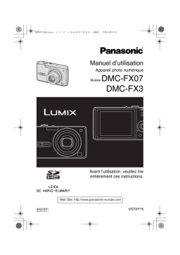 Panasonic DMC FX3 Manuel utilisateur