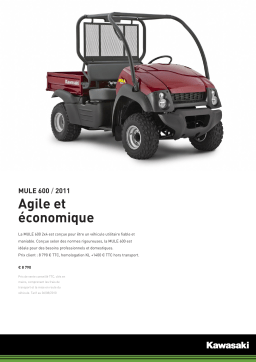 Kawasaki MULE 600 Manuel utilisateur