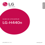 LG S&eacute;rie H440N Manuel utilisateur
