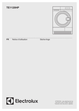 Electrolux TE1120HP Manuel utilisateur