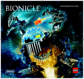 Manuel du propriétaire | Lego Bionicle - Gadunka 8922 Manuel utilisateur | Fixfr