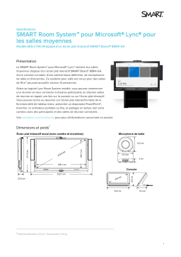 SMART Technologies SRS-LYNC-M (one 8084i-G4) spécification