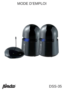 Alecto DSS-35W Draadloze speakerset, wit Manuel utilisateur