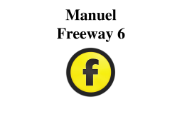 Tri-Edre Freeway Pro 6.0 Manuel utilisateur