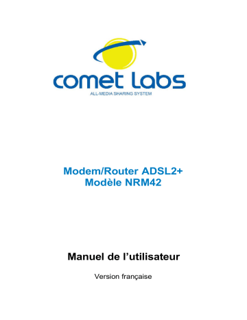 Manuel du propriétaire | Comet Labs NRM42 Manuel utilisateur | Fixfr