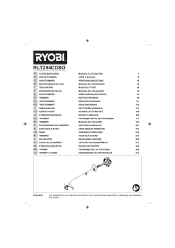 Ryobi Ryobi RLT254CESCO Mode d'emploi