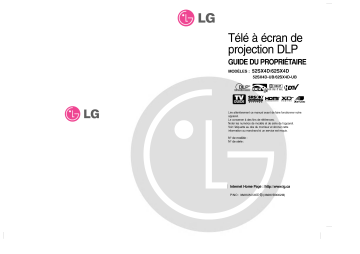 52SX4D | LG 62SX4D Manuel du propriétaire | Fixfr