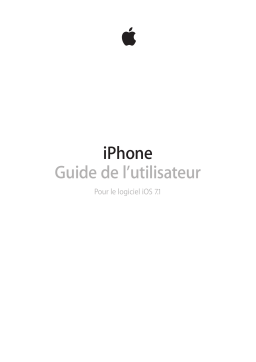 Apple iPhone 4 - iOS 7 Manuel utilisateur