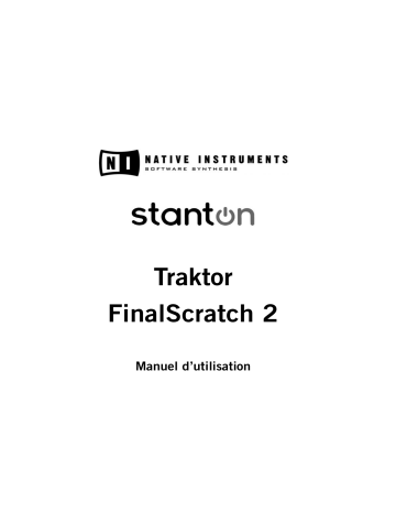 Native Instruments Traktor FinalScratch 2 Manuel utilisateur | Fixfr