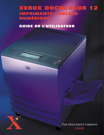 Xerox DocuColor 12 Printer Mode d'emploi | Fixfr