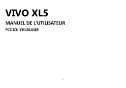 Blu VIVO XL5 Manuel du propriétaire