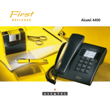 Manuel du propriétaire | Alcatel First Reflexes Manuel utilisateur | Fixfr