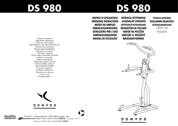 Domyos DS 980 Mode d'emploi | Fixfr