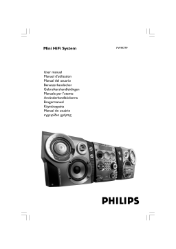 Philips FWM779 Manuel utilisateur