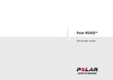 Guide de démarrage rapide | Polar RS400sd Manuel utilisateur | Fixfr