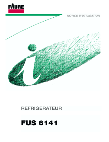 Manuel du propriétaire | Faure FUS6141 Manuel utilisateur | Fixfr