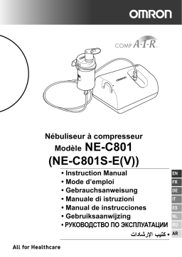 Omron Healthcare NE-C801S-E(V) C801 Nebuliser Manuel utilisateur