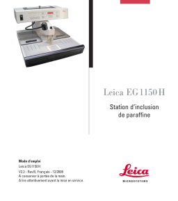 Leica EG 1150 H Manuel utilisateur