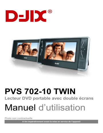 Manuel du propriétaire | D-JIX PVS 702-10 TWIN Manuel utilisateur | Fixfr