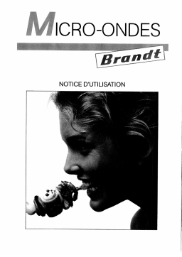 Brandt MCG32B Manuel utilisateur