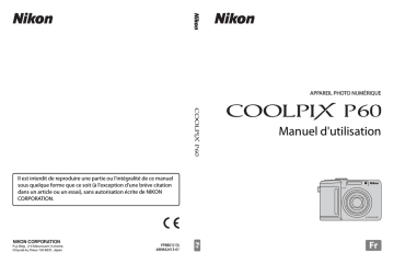 Nikon Coolpix P60 Mode d'emploi | Fixfr