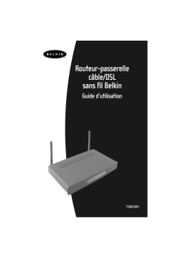 Belkin F5D6230-3-C Manuel utilisateur