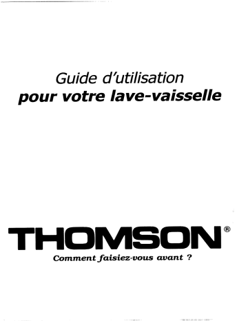 VDS69X | Manuel du propriétaire | Thomson VDS69 Manuel utilisateur | Fixfr