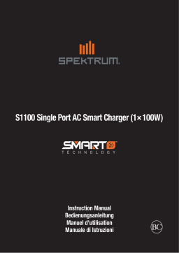 Spektrum Smart S1100 AC Charger Manuel utilisateur