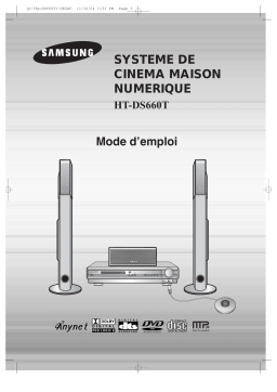 Samsung HT-DS660T Manuel utilisateur