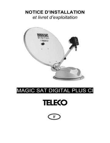 Teleco Magic Sat Digital Plus CI Manuel utilisateur | Fixfr