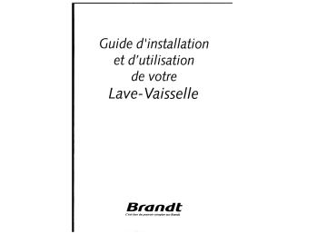 Manuel du propriétaire | Brandt LIF504 Manuel utilisateur | Fixfr