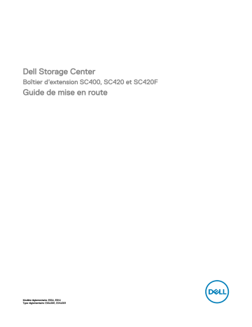 Dell Storage SC400 storage Guide de démarrage rapide | Fixfr
