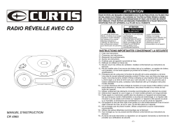 Curtis CR4965 Manuel utilisateur